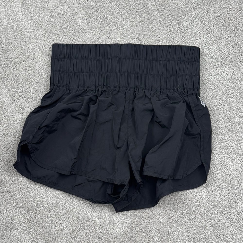 FP Movement Black High Waist Athletic Shorts